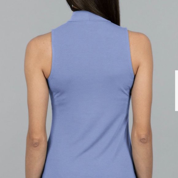 Kira Grace Periwinkle Mock Turtleneck - Picture 7 of 7